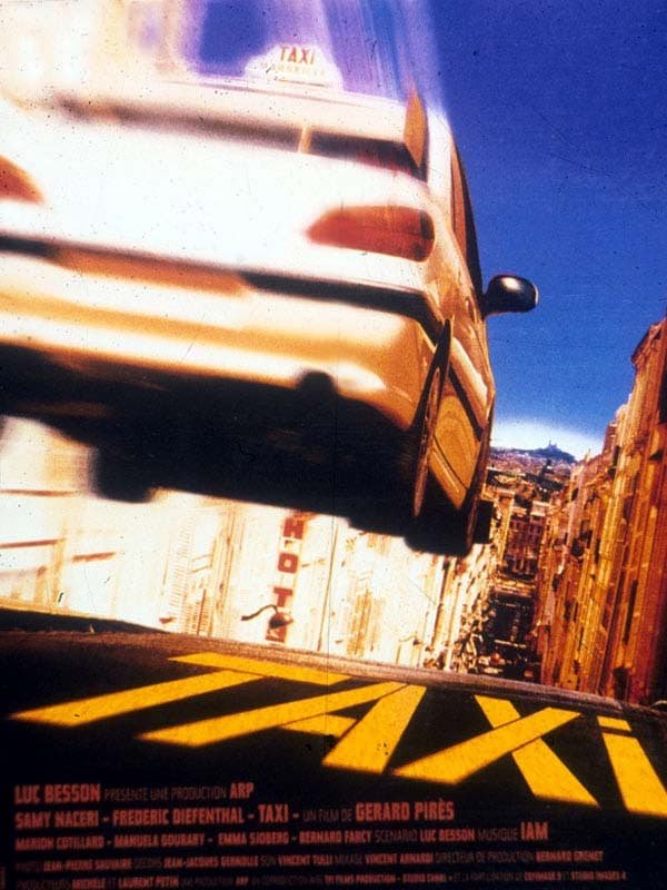 affiche film Taxi de Luc Besson